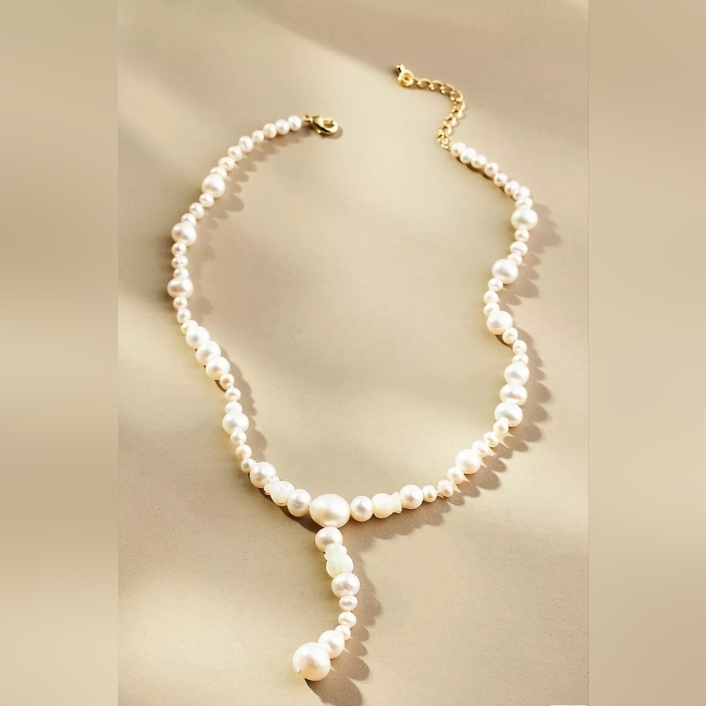 Anthropologie, Reliquia Batalha, Layered Pearl Necklace -NWOT‎ - Picture 4 of 9